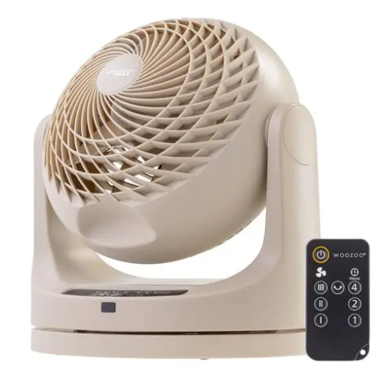 Iris&reg; 12.25" Latte Fan with Remote {1}