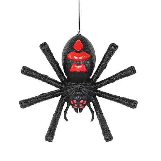 26" LED Black & Red Hanging Spider by Ashland&reg; {1}