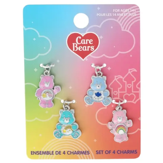 Care Bears&reg; 4-Piece Enamel Charms Set {4}