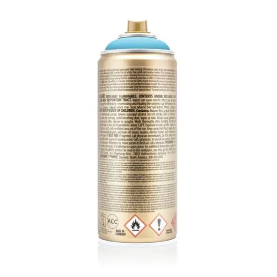 Montana&trade; Gold Acrylic Professional Spray Paint G5020 Baby Blue {7}