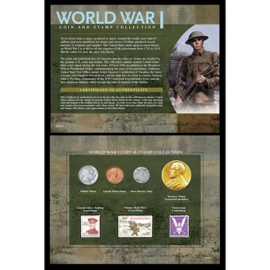American Coin Treasures World War I Coin & Stamp Collection {1}