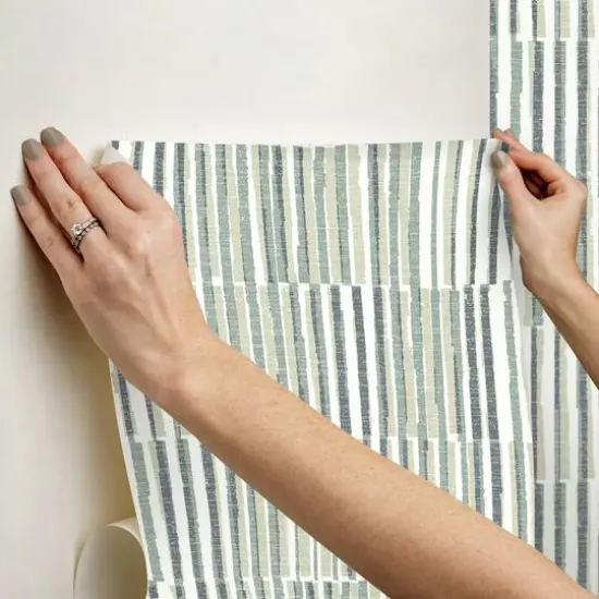 NuWallpaper Kingston Gray Peel & Stick Wallpaper {7}