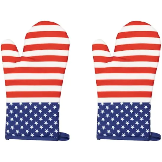 Stars & Stripes Americana Oven Mitts, 2ct. {1}