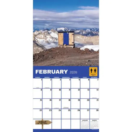 2026 Outhouses Wall Calendar {3}