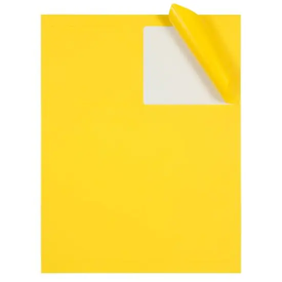 JAM Paper Adhesive Shipping Labels, 3.33" x 4" Yellow {5}