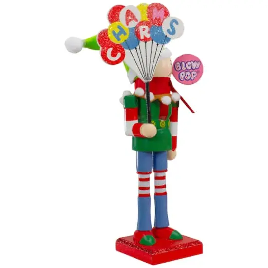 11" Tootsie Roll Charms Blow Pop Wooden Elf Figurine {4}