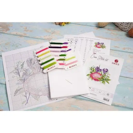 Luca-S Easter Egg Counted Cross Stitch Kit {9}