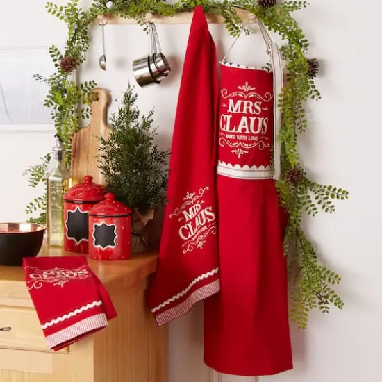 DII&reg; Mrs. Claus Chef Kitchen Set {11}