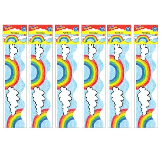 Trend Enterprises&reg; Terrific Trimmers&reg; Rainbow Borders, 234ft. {1}