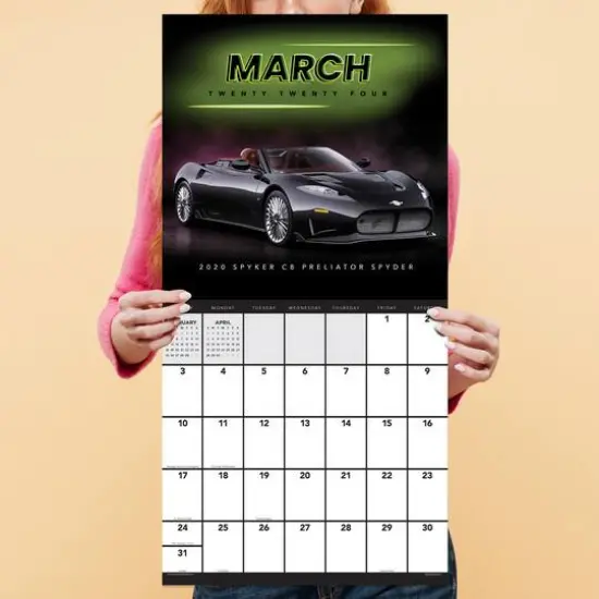 TF Publishing 2024 Dream Cars Wall Calendar {6}