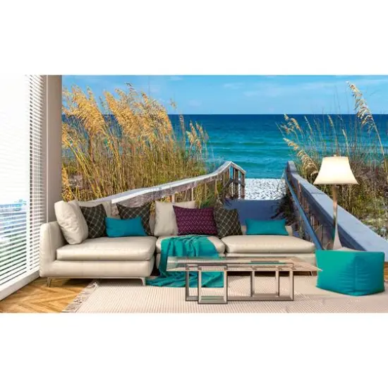 Dimex Sandy Boardwalk Wall Mural {3}