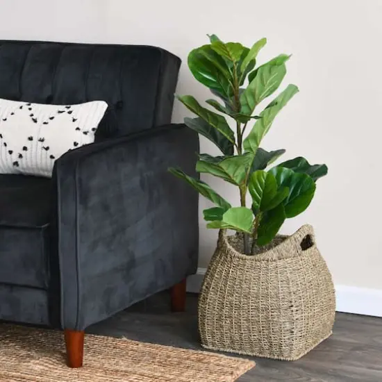 Household Essentials Brown Basket with Handles {4}