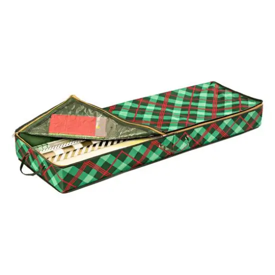 Honey Can Do Plaid Gift Wrap Organizer {3}