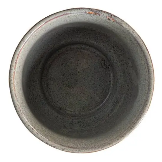 Hello Honey® 6" Cream & Brown Geometric Harmony Stoneware Planter {7}