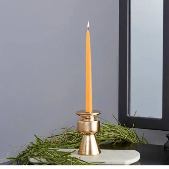 Root Candles 9" Unscented Taper Candles, 12ct. Butterscotch {4}