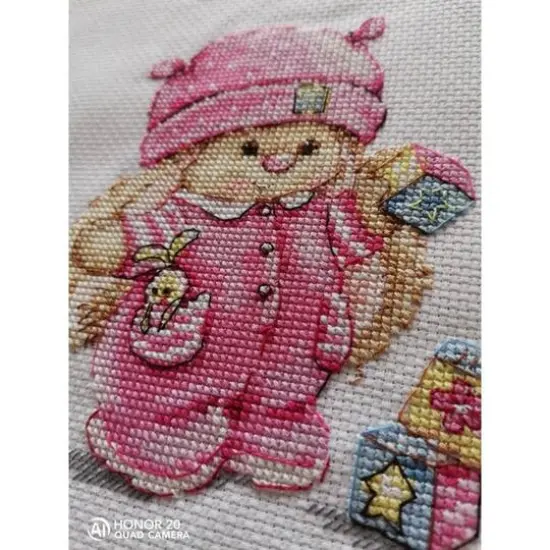Alisa Rabbit Mi Baby Girl Cross Stitch Kit {7}