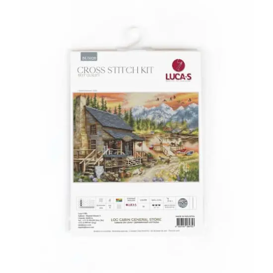 Luca-S Log Cabin Counted Cross Stitch Kit {5}