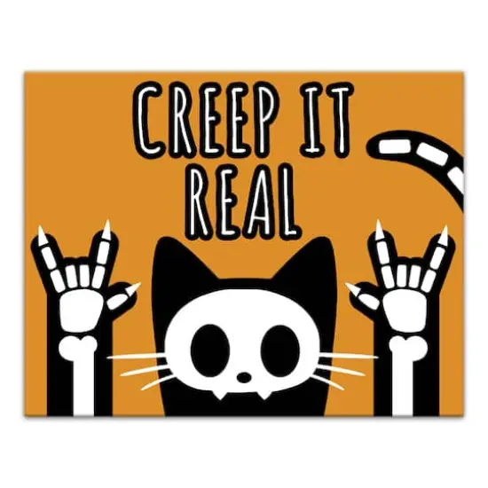 Creep it Real Canvas Wall Art {1}