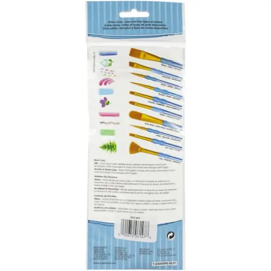 Royal & Langnickel&reg; Crafter's Choice&trade; Golden Taklon Large Brush Set {4}