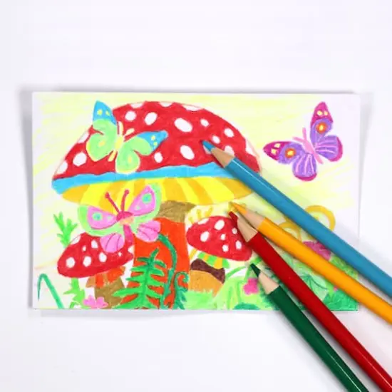 Bright Stripes 24 Colored Pencil Set {5}