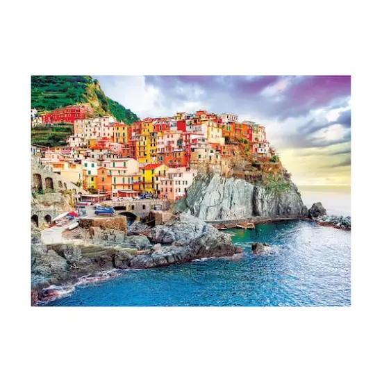 Manarola, Cinque-Terre - Mediterranean Oasis, Italy: 1000 Pcs {3}