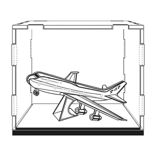 Metal Earth Acrylic Display Cube - 4 x 5 x 4 inches {3}