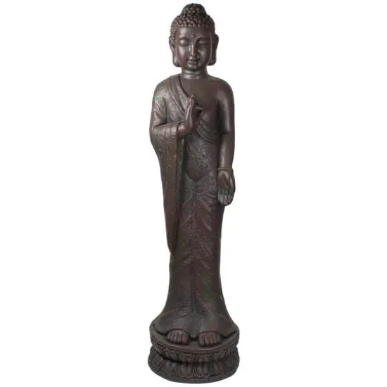 33" Standing Buddha Outdoor Garden Statue {1}