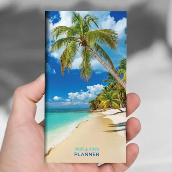 TF Publishing 2025 - 2026 Beaches Small Monthly Pocket Planner {3}