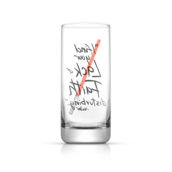 JoyJolt&reg; Star Wars&trade; 14.2oz. New Hope Darth Vader Red Lightsaber Tall Drinking Glass, 2ct. {6}