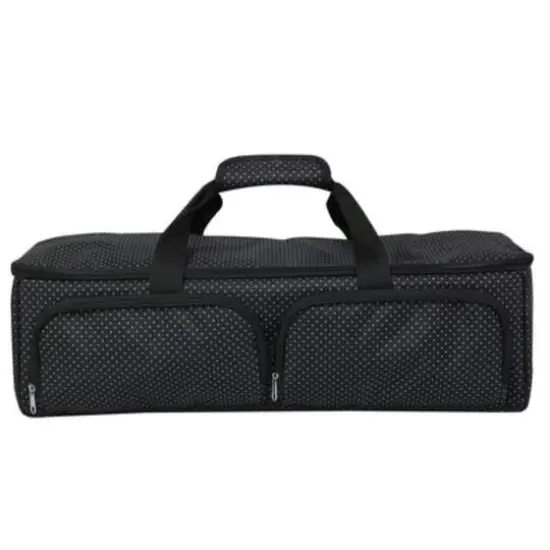 Everything Mary 4-Wheel Blue Deluxe Sewing Machine Storage Case {4}