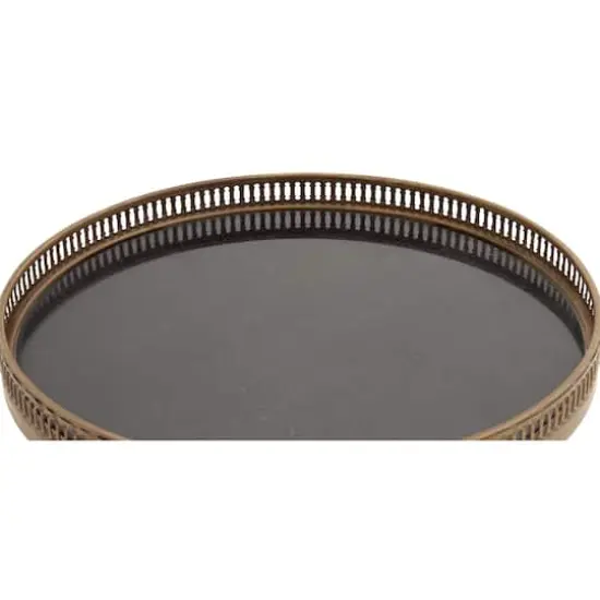 2ft. Black Iron Traditional Accent Table {3}