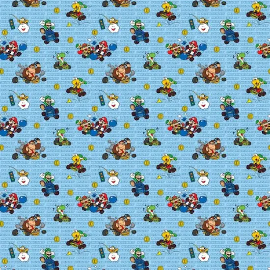 Nintendo&reg; Mario Kart Cotton Fabric {1}