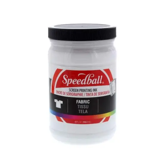 Speedball&reg; Fabric Screen Printing Ink, 32oz. White {1}