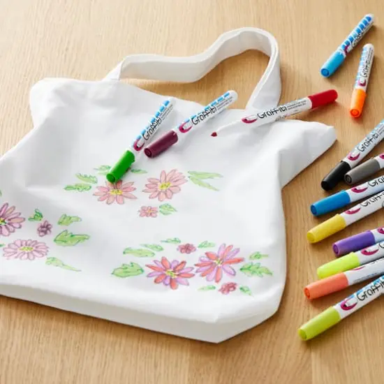 White Cotton Tote Bags, 3ct. by Make Market&reg; {3}