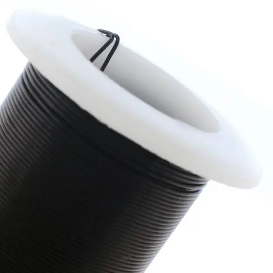 The Beadsmith&reg; Wire&trade; Elements 22 Gauge Tarnish-Resistant Wire Black {5}