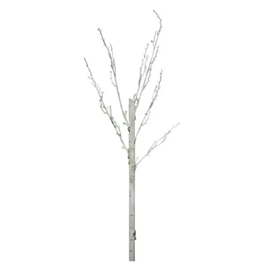 Gray Distressed Finish Artificial Crafting Display Tree Trunk {1}
