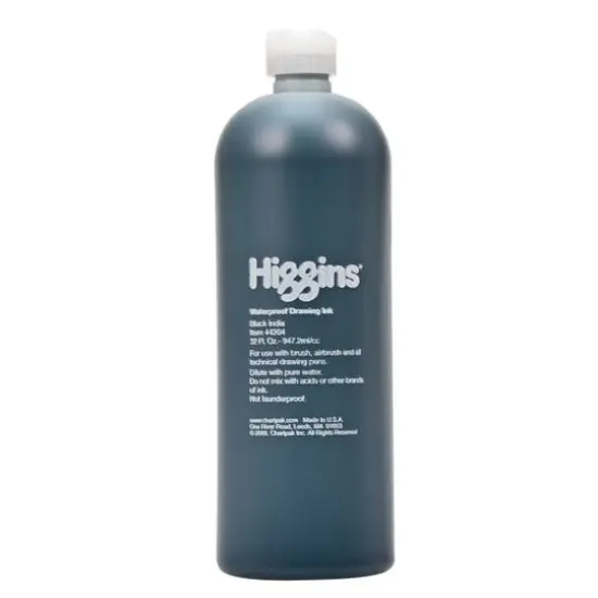 Higgins&reg; Waterproof Drawing Ink, Black India {1}