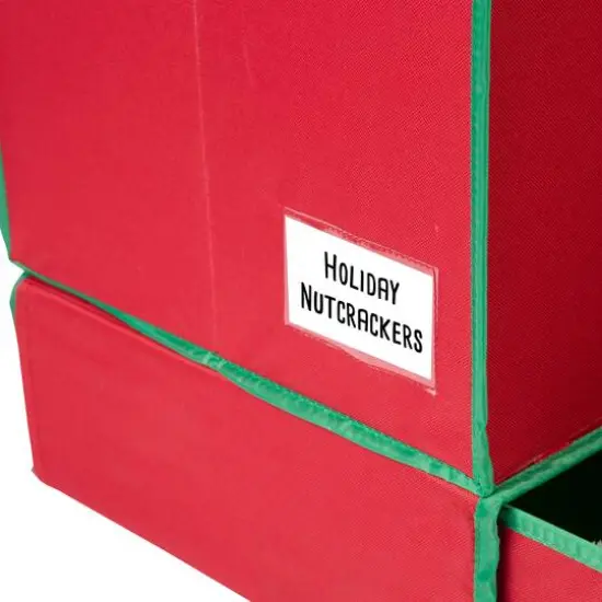 Honey Can Do Red Holiday D&eacute;cor Box {7}