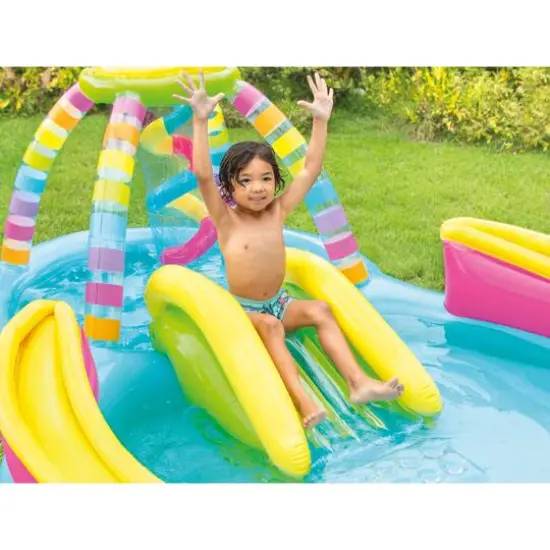 Intex&reg; Rainbow Funnel Inflatable Play Center {5}