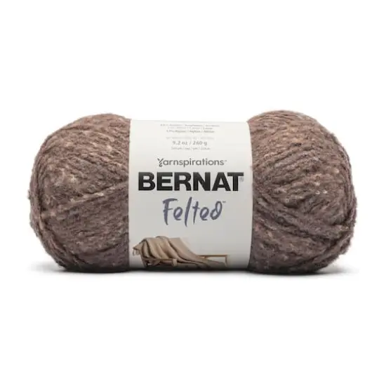 Bernat&reg; Felted&trade; Yarn Cappuccino Fleck {1}