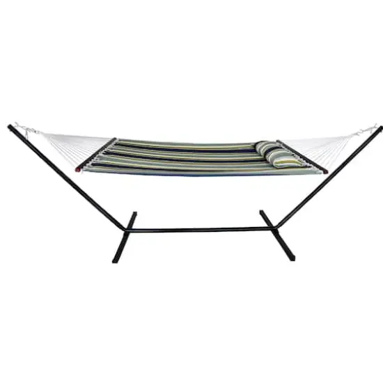 Sorbus Hammock with Spreader Bars & Frame Blue {4}