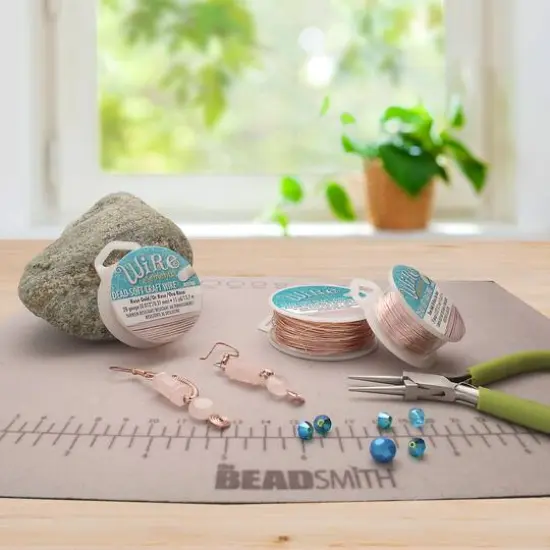 The Beadsmith&reg; Wire Elements&trade; 26 Gauge Tarnish Resistant Soft Temper Wire, 300ft. Rose Gold {4}