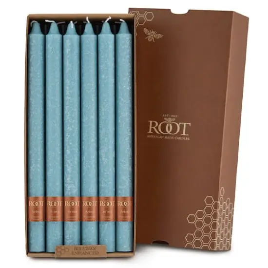 Root Candles 12" Unscented Timberline&trade; Arista&trade; Taper Candles, 12ct. Sky {1}