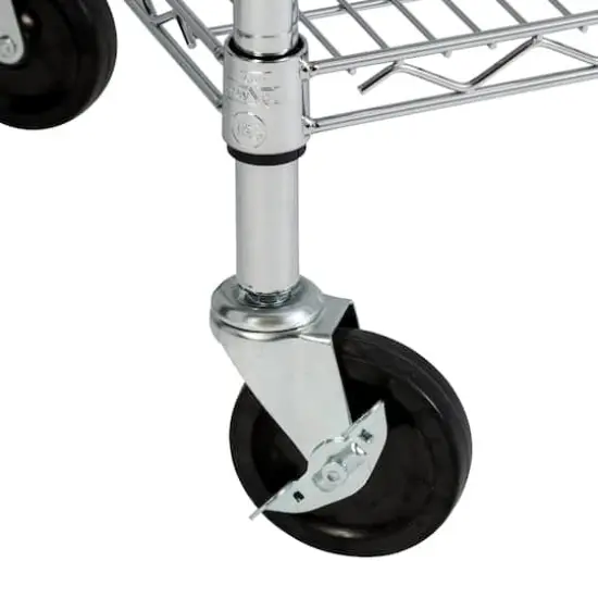 Honey Can Do Chrome 6-Tier Heavy-Duty Adjustable Shelving Unit {7}