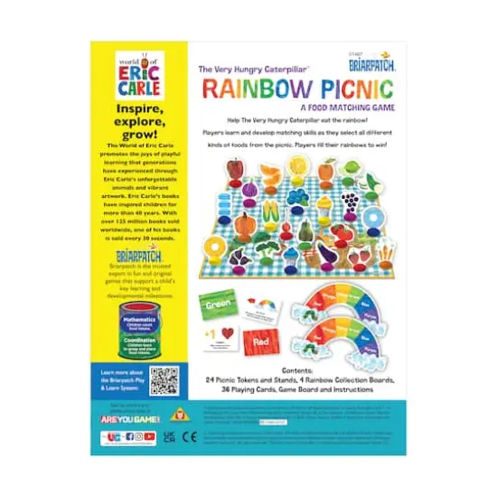 The World of Eric Carle - The Very Hungry Caterpillar Rainbow Picnic Food Matching Game {4}