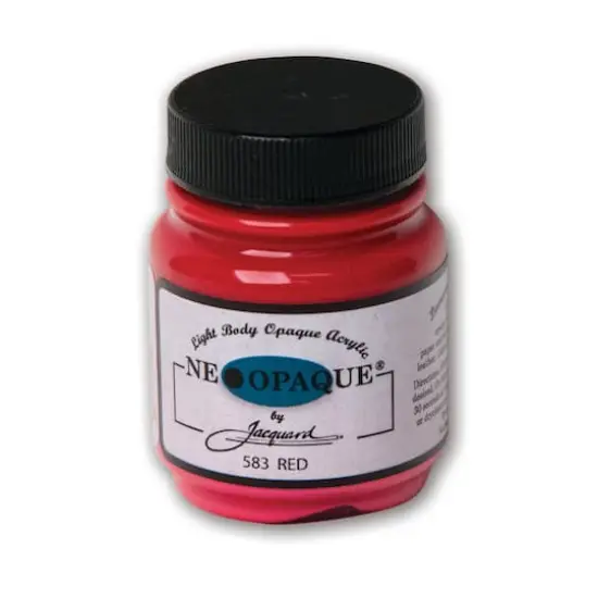 Jacquard Neopaque&reg; Acrylic Paint, 2.25oz. 583 Red {1}
