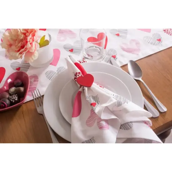 DII&reg; Hearts Collage Print Napkins, 6ct. {3}