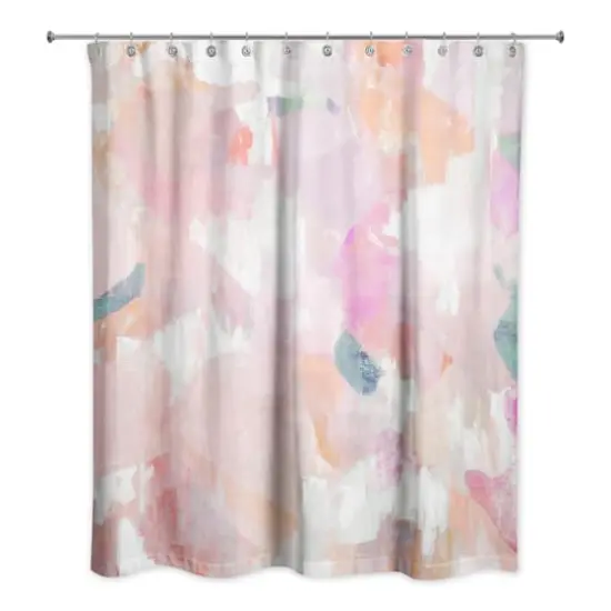 Funky Blush Misc. 71" x 74" Shower Curtain {1}