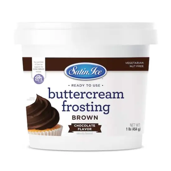 Satin Ice&reg; Buttercream Frosting Brown {1}