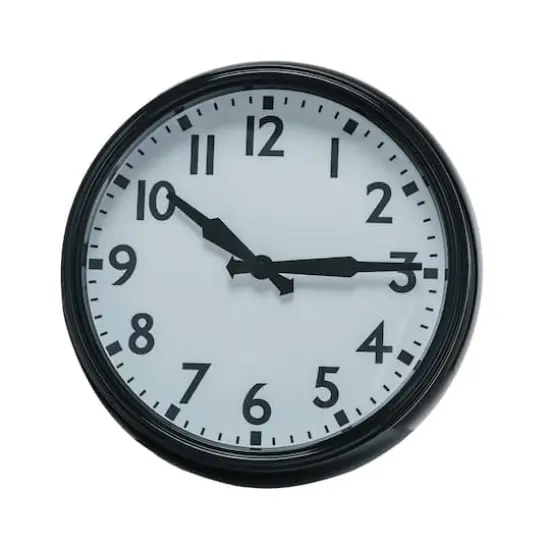 Hello Honey&reg; 15" Black & White Timeless Contrast Round Wall Clock {3}